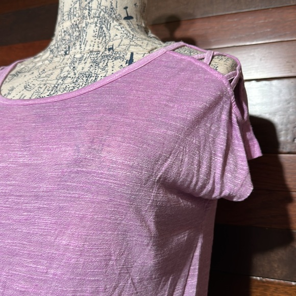 Active Life Lavender Short Sleeve Top - Picture 6 of 9
